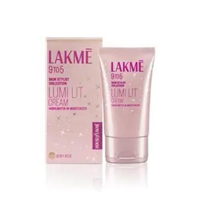 Lumi Cream - Face Cream with Moisturizer + Highlighter, Enriched with Niacinamide & Hyaluronic Acid - Dewy Rose, 30g
