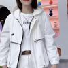 Spring Autumn 2025 Women's Petite Windbreaker: Stylish High-End Jacket