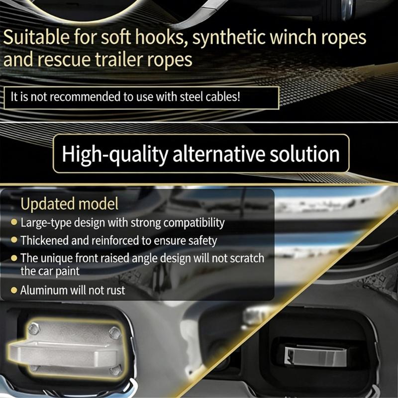 Sturdy Front Tow Attachment For 2500 Models Constructed From Long Lasting Aluminum With Detachable D Loop