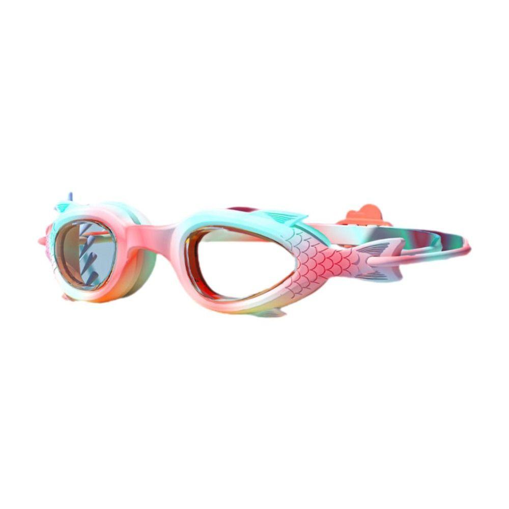 Anti Fog Swimming Goggles Waterproof Swim Cap Goggles Set Training Goggles  Children Swimming