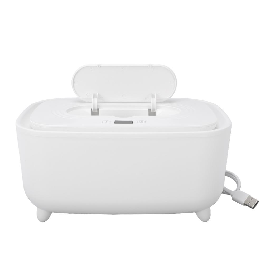 USB Electric Wet Wipes Warmer Smart Temperature Control Wipe Warmer Heated Wet Tissue Container