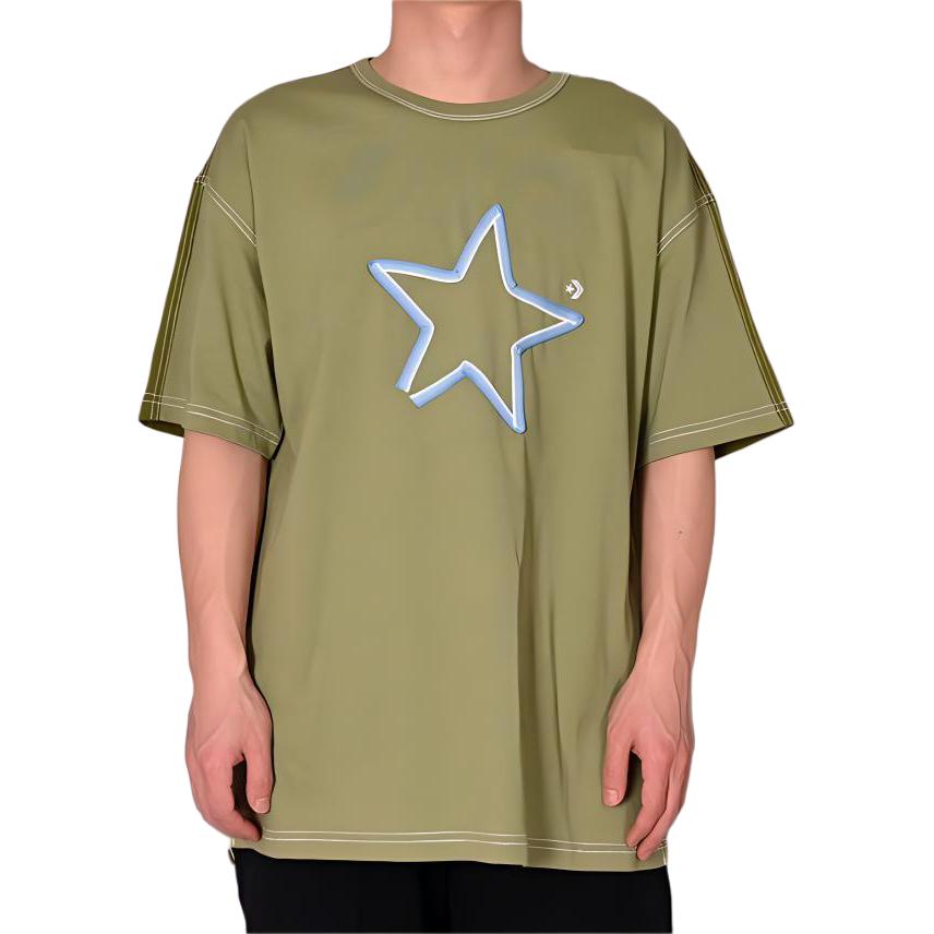Men's T-Shirt Converse Alligator Friend T Shirt Unisex Green
