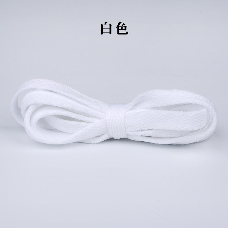 Flat Shoelaces 100cm Durable Cotton Material Suitable for Various Shoe Types with Strong Knot Retention and Easy to Clean Design