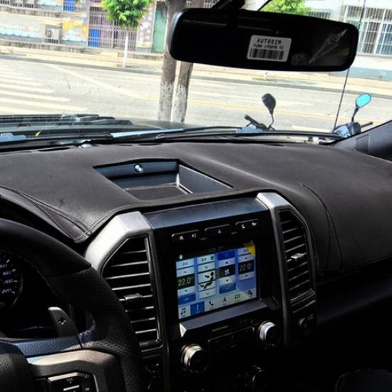 Leather Car Dashmat Dashboard Cover Dash Mat Pad For Ford F-150 Lobo Rapto