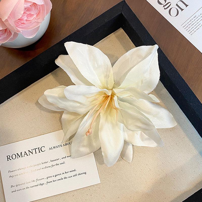 Böhmische Orchideenblüten Haarspange Romantische Braut Haarspangen Frauen Strand Hochzeit Urlaub Blume Pony Clip Haarnadel Haarschmuck