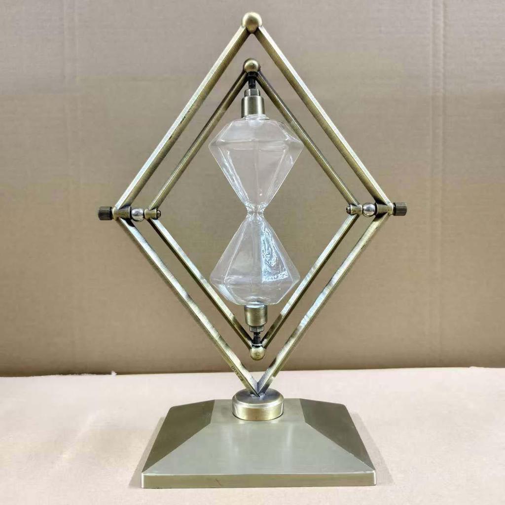Creative Retro Hourglass Toothbrush Timer with Flowing Sand