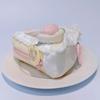 Kawaii Clear Window Storage Pouch Zipper Closure Strawberry Cake Bag  Anime Merch