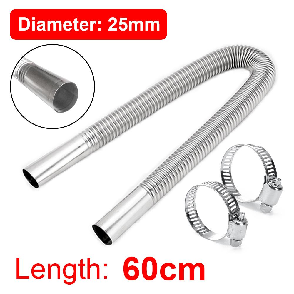 Heizungsabgasrohr 25mm Edelstahl 200/300cm Hardwareteil für Luft-Dieselheizungsabgasrohr Auto Schiff LKW Universal