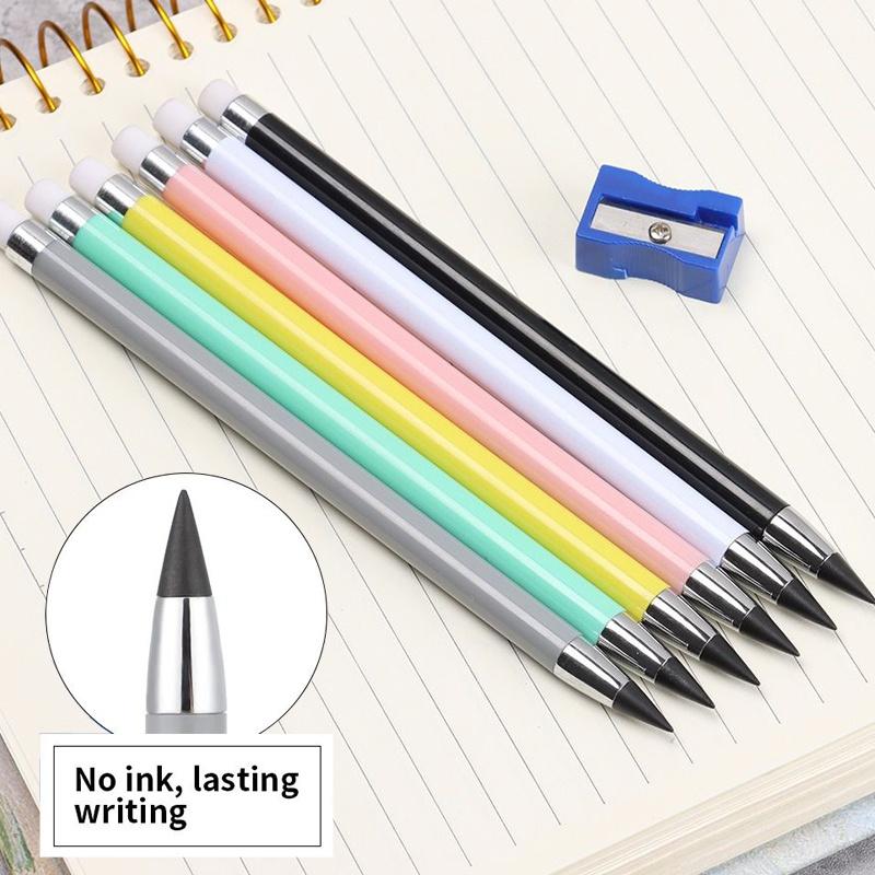 New Infinity Pencil Inkless Forever Pencil Reusable Everlasting Pencil for Writing Drawing Stationery Office Student School Gift