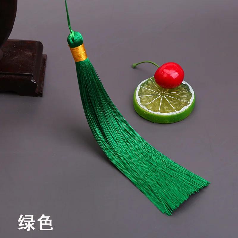 17CM Long Tassel Spike Chinese Clothing DIY Accessories Musical Instrument Pendant Ice Silk Vertical Spike Tassels for Crafts