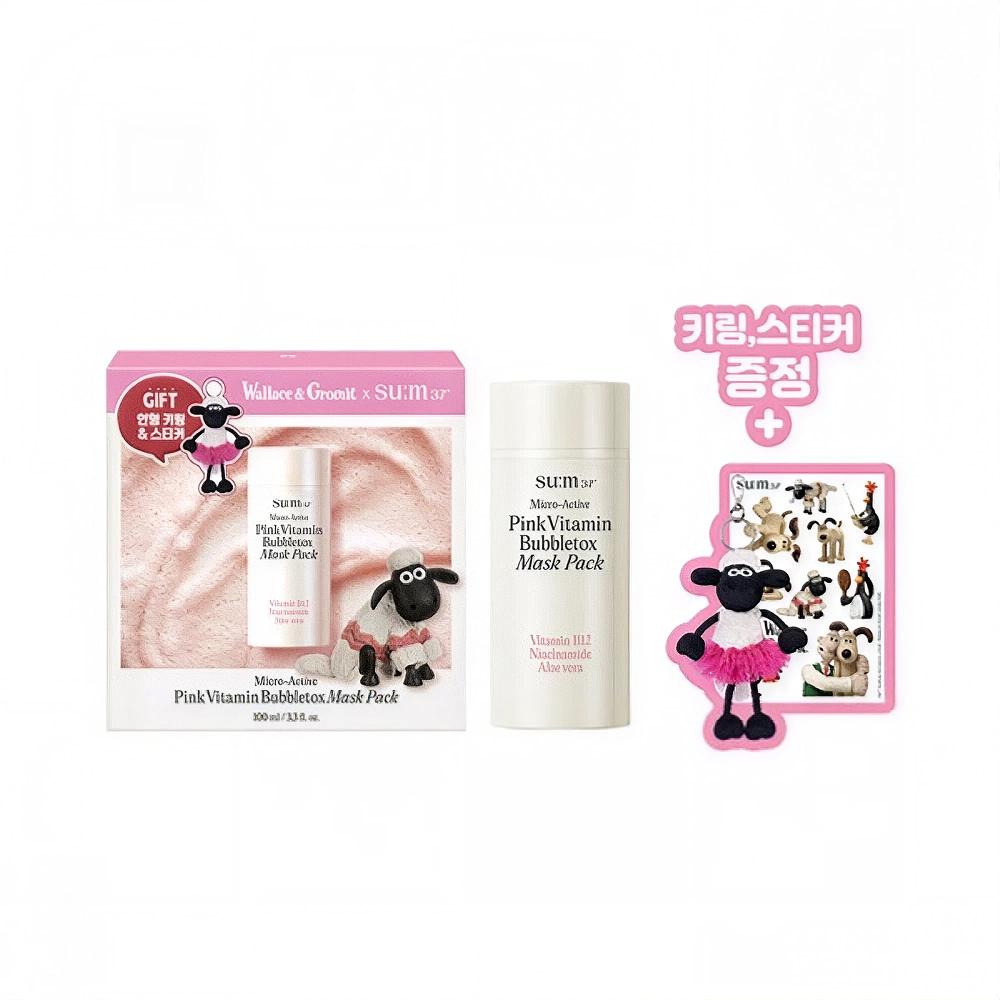 Su M37 Micro Active Pink Vitamin Bubble Tox Mask 100ml Single option