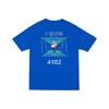 Li Ning X Bored Ape Collaboration Cartoon Pattern Printed Round Neck Loose Short Sleeve T-Shirt Unisex Tops Bright-Blue AHSSD79-2