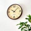 KATOMOKU muku clock 20 Walnut wall clock with continuous second hand km-137WARC 382mm (radio-controlled clock)