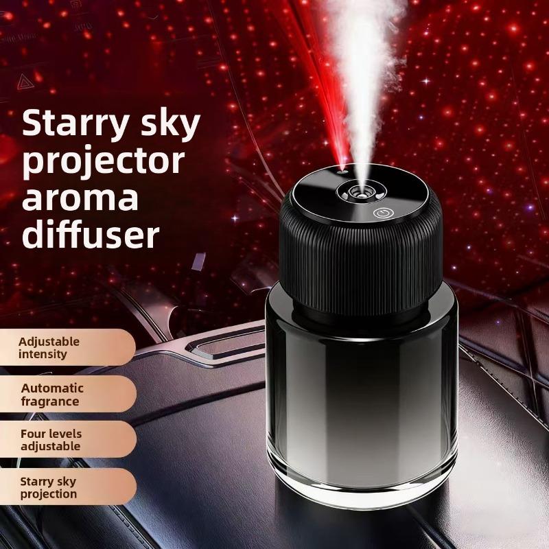 Car-mounted Aroma Automatic Spray for Eliminating Odors. Start-stop Aroma Diffuser That Automatically Sprays Fragrance.