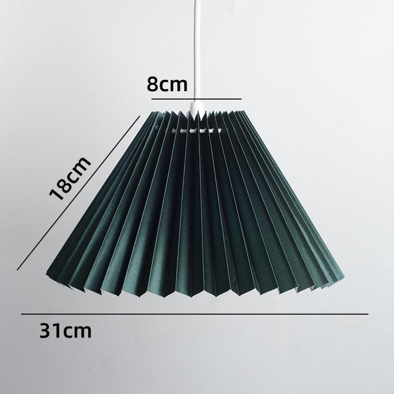 Nordic Origami Pendant Lights Lampshade Replacement Lamp Cover Downward Bulb Design Hanging Lamp Dining Room Kitchen Home Decor