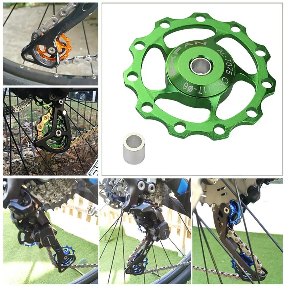 For MTB Bike 11T 13T Aluminum Jockey Wheel Mountain Road Bike Bicycle Rear Derailleur Guide Pulley Steel Bearing