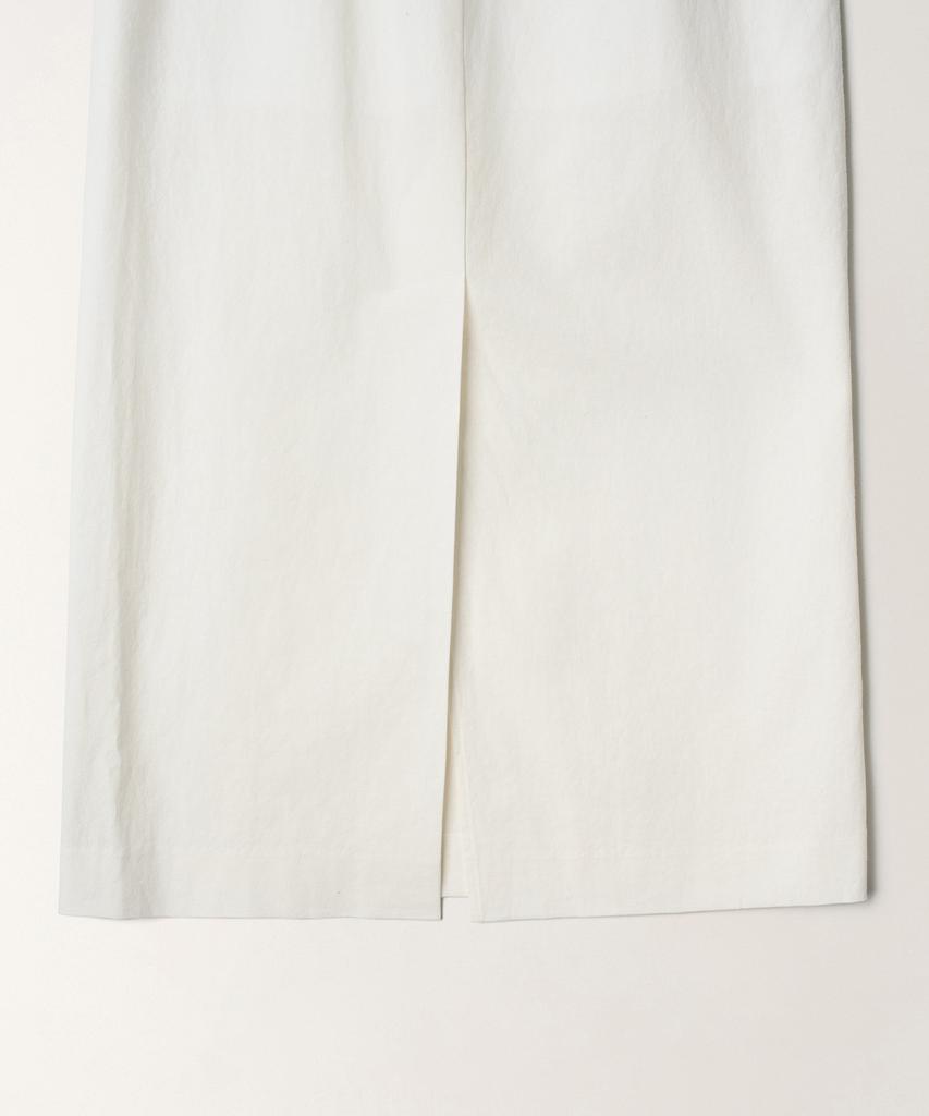 Tudment Linen Long Skirt_White