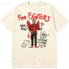 Foo Fighters 2026 Madcool Music Festival Alien Pattern Rock Band Cotton Unisexs And Unisexs Universal Shortsleeved Tshirt