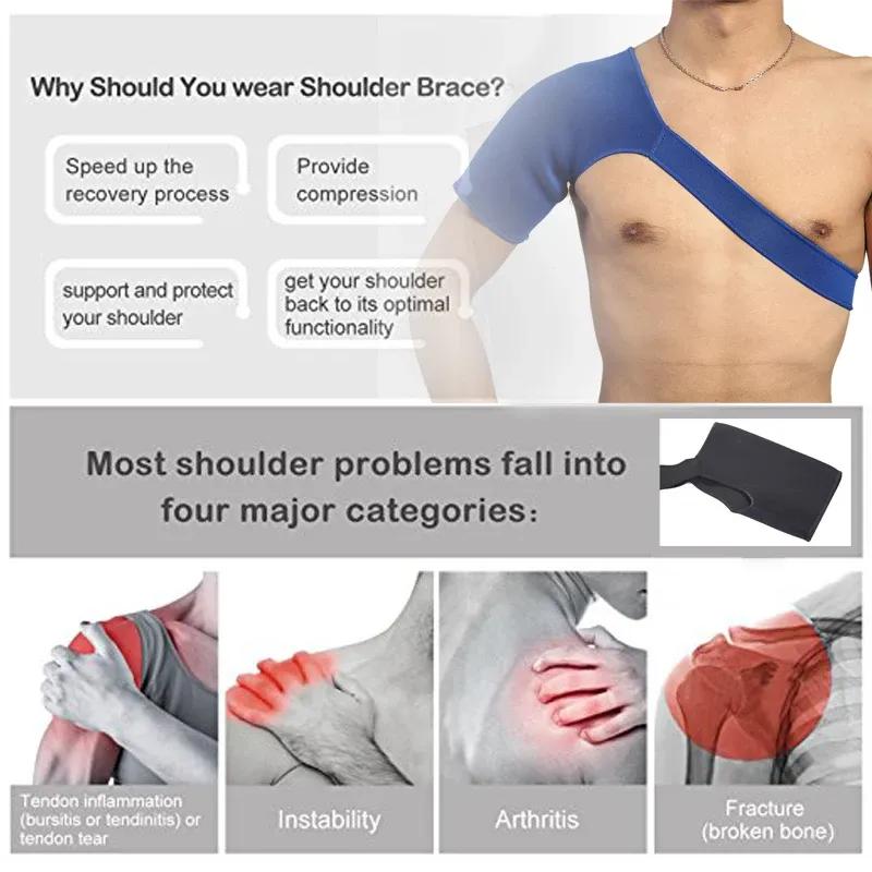 Shoulder Brace Support Rotator Cuff Support For Injury Prevention,Dislocated AC Joint,Frozen Shoulder Pain,Bursitis,Tendinitis