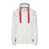 Lazy Jacks Womens/Ladies Polka Dot Button Neck Sweatshirt