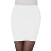 Women's Sexy Pleated Stretch Seamless Bodycon Mini Skirt Short Pencil Dress