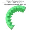 3-12Mm 10 Modell Lochbohrer Schleifschärfer Winkelschleifer Aufsatz Präzisionsbohrhalterung Polier Schleifwerkzeug