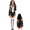 Women Halloween Nun Costume Set Soft And Breathable Polyester Materials Sexy Nun Costume Gift Idea