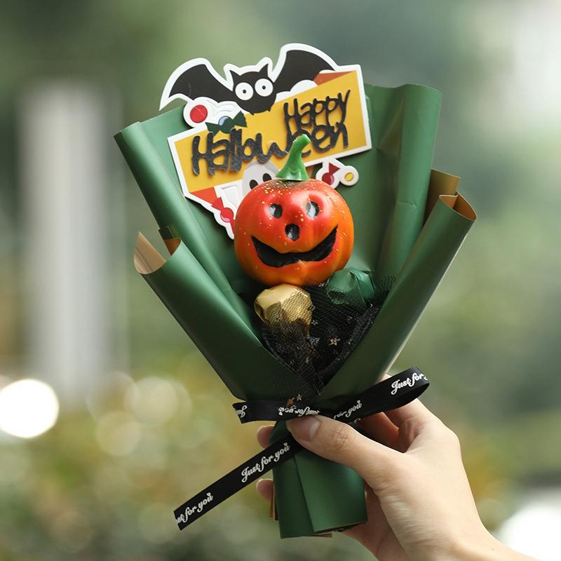 Halloween Decoration 2025 Halloween Flower Bouquet Fake Eternal Bouquet Gifts Halloween Crafts Party Gifts Room Decor Christmas