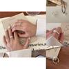 Trendy And Elegant Adjustable Pearl Ring For Women With Fashionable Geometric Elements