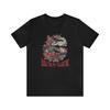 ROSES FOR MY VALENTINE Funny T Rex Dinosaur Valentines Day Tee Roses Graphic Unisex Tshirt Cool Gift for Men Festival Tshirt