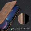 Funda tipo libro para Honor 600 con bloqueo RFID, a prueba de golpes, cartera magnética con soporte y ranuras para tarjetas, compatible con Honor 600