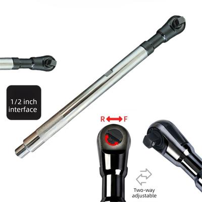 Useful Metal Ratchet Wrench Manual Extension Forward Reverse Extension Wrench Extended Quick Spanner Wrench DIY Home Repair
