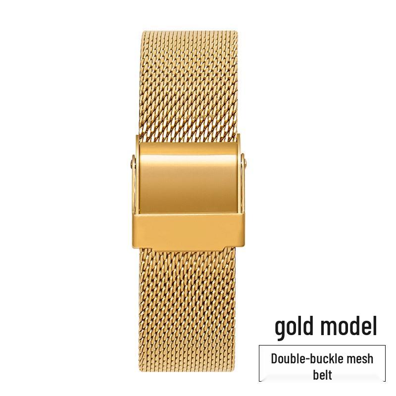 Stainless Steel Milanese Mesh Watch Band with Hook Buckle – Fine Steel Accessory
