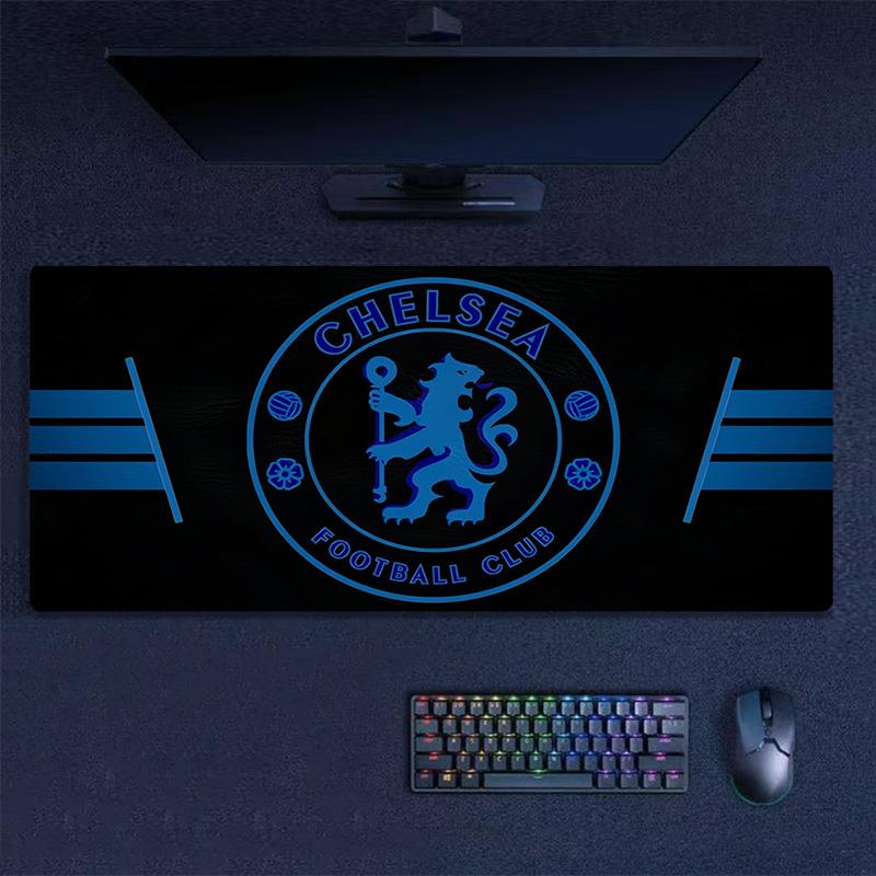 Chelsea F.C Print Cushion Non-slip Laptop Tablet Big Mousepad XXL Mat Mini PC Playmat With Lock edge