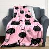1pc Cat Yarn Lightweight Flannel Blanket, Comfortable and Warm Blanket, for Office and Camping Sofa Bed, Livingroom028
