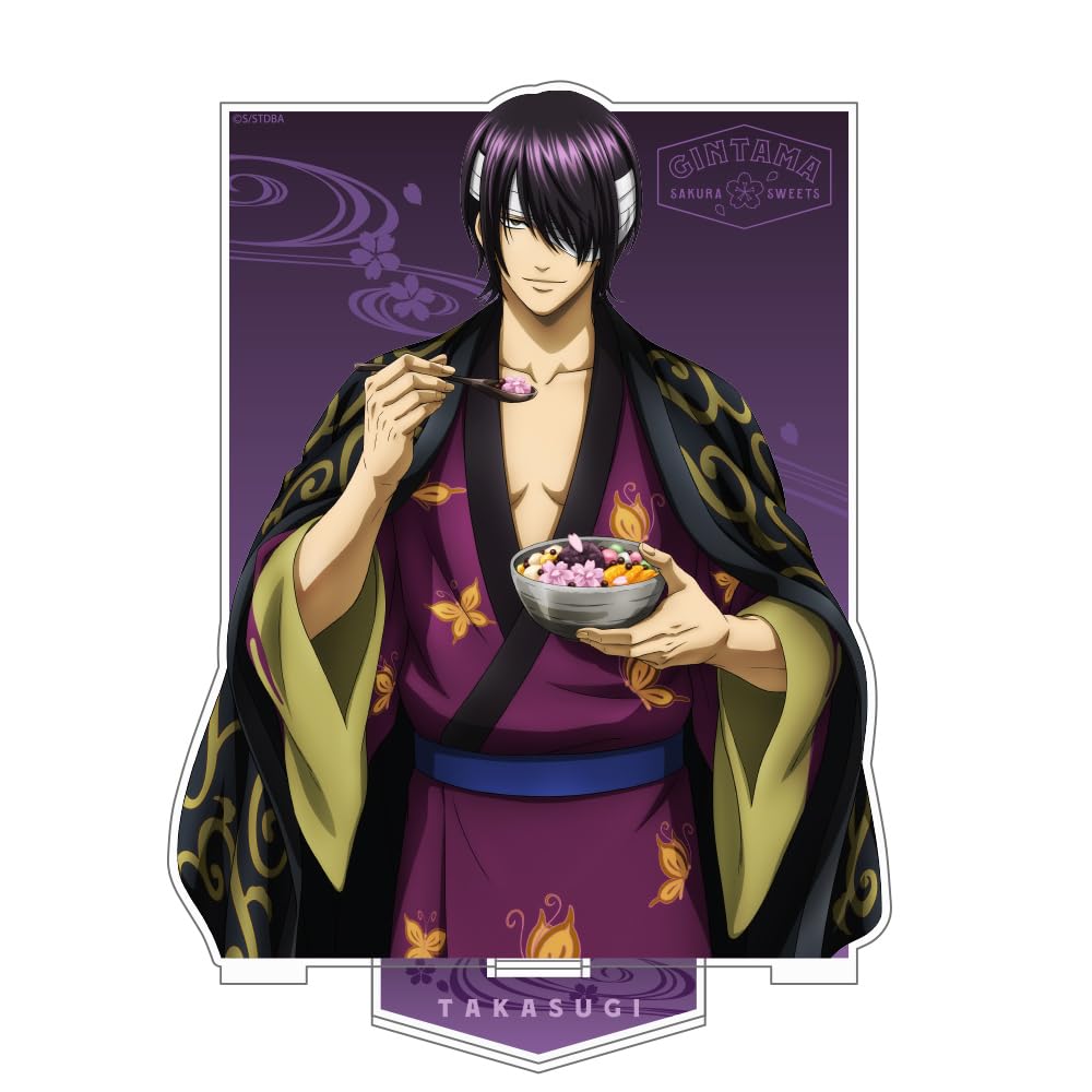 

Акриловый стенд Cospa Gintama Shinsuke Takasugi Sakura Anmitsu [Официальный] (большой) Вер.
