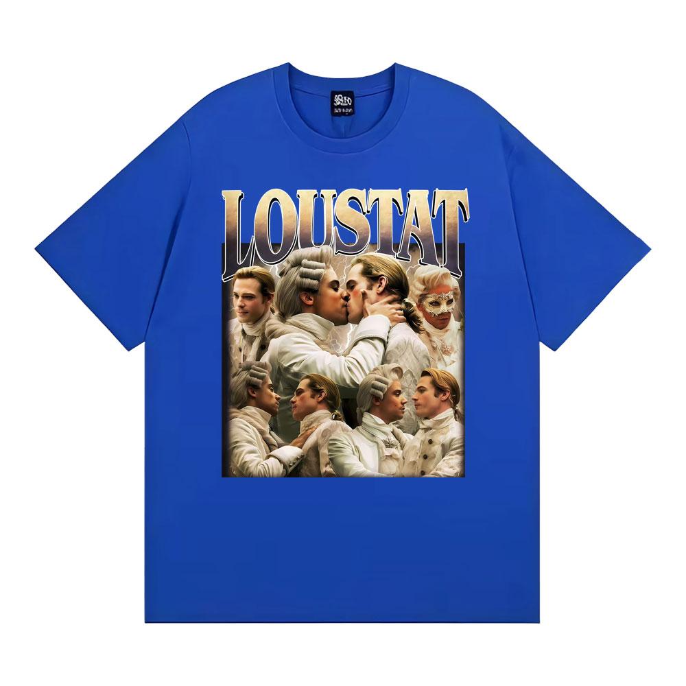 Interview Vampire Loustat Vintage Unisex T Shirt Men Women Fashion Hip Hop Oversized T Shirts Summer Short Sleeve Cotton Tshirt