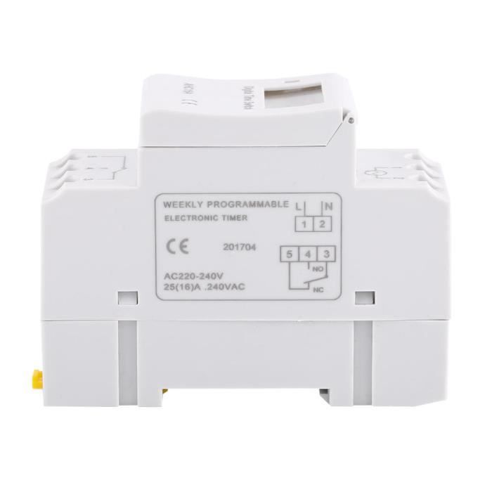 Programmateur - LIO® AC 220V - Hebdomadaire - Journalier - Écran LCD