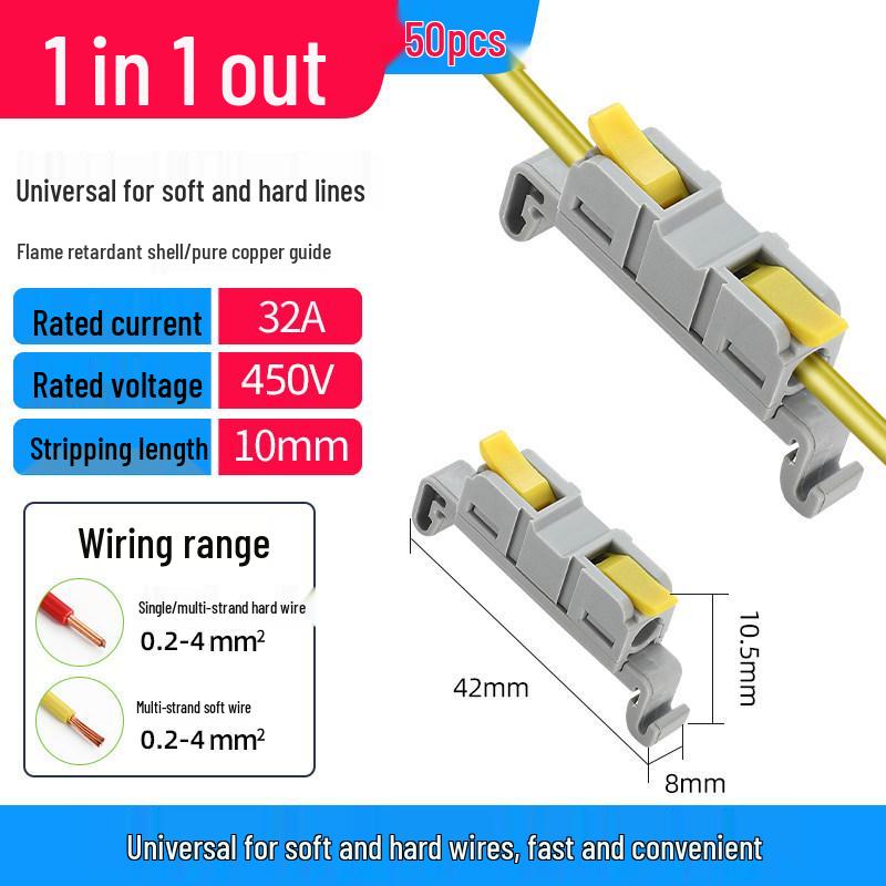 Compact Multi-Input/Output Quick Connector Terminal