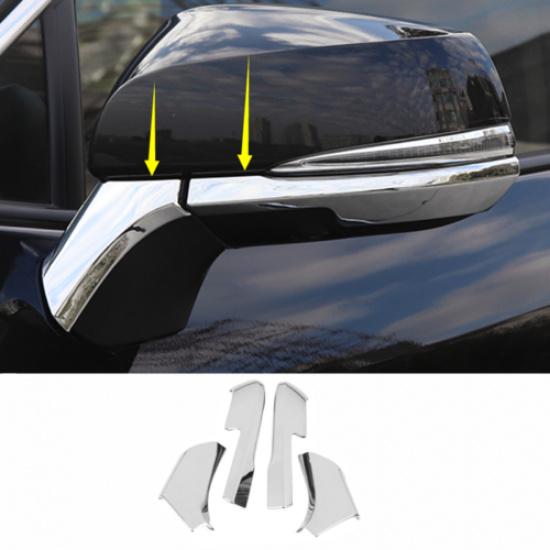 For Toyota Highlander 2020-2022 Chrome ABS Exterior Rear View Mirror Strip Trim