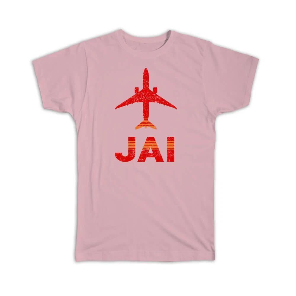Gift T-Shirt : India Jaipur Airport JAI Travel Airline Pilot AIRPORT S