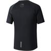 Anta Comfortable Simple Versatile Letter Insert Shoulder Sports Quick-Dry Short Sleeve T-Shirt Men Tops Basic-Black 152530132-3