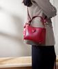 2025 Retro Rote Braut-Eimertasche mit großem Fassungsvermögen