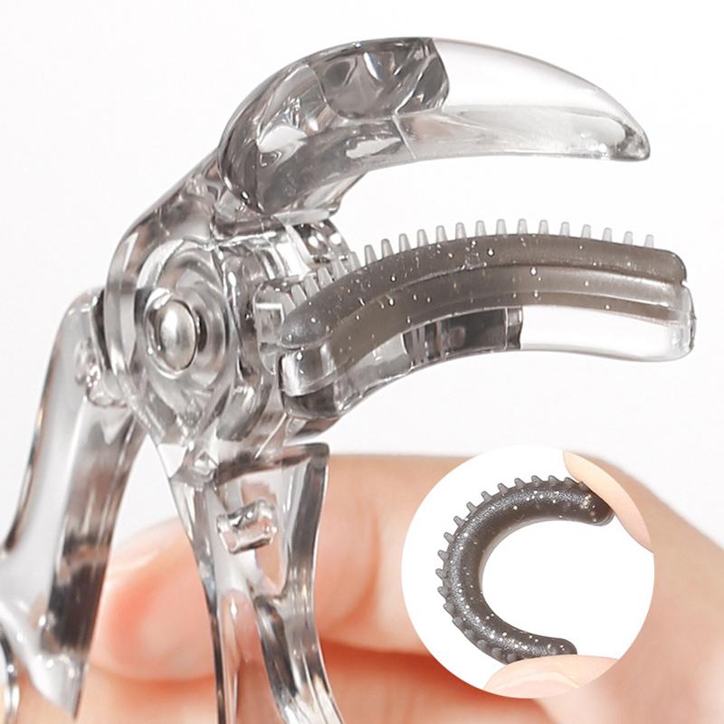 Wide-Angle Partial Eyelash Curler Portable One-Clip Curling Comb Tooth Lashes Curler Easy To Operate Styling Enlarge Eyes Tool