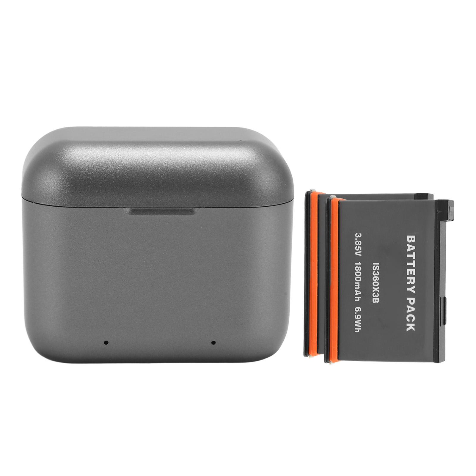 

Концентратор для быстрой зарядки аккумулятора с 2 сменными аккумуляторами для камеры X3, 2-канальное быстрое зарядное устройство для хранения