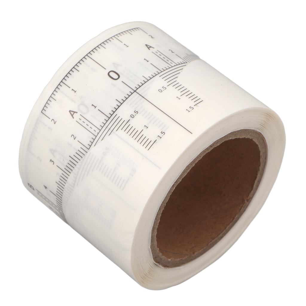 1 Roll Eyebrow Ruler Stencil Sticker Transparency Clear Disposable Plastic Eyebrow Ruler Sticker