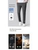 2026 Men's Slim Fit Elastic Waist Summer Pants - Korean Style Ice Silk Casual Straight Leg