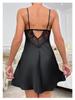 European and American Satin Lace Camisole Nightdress - Women's Homewear 547