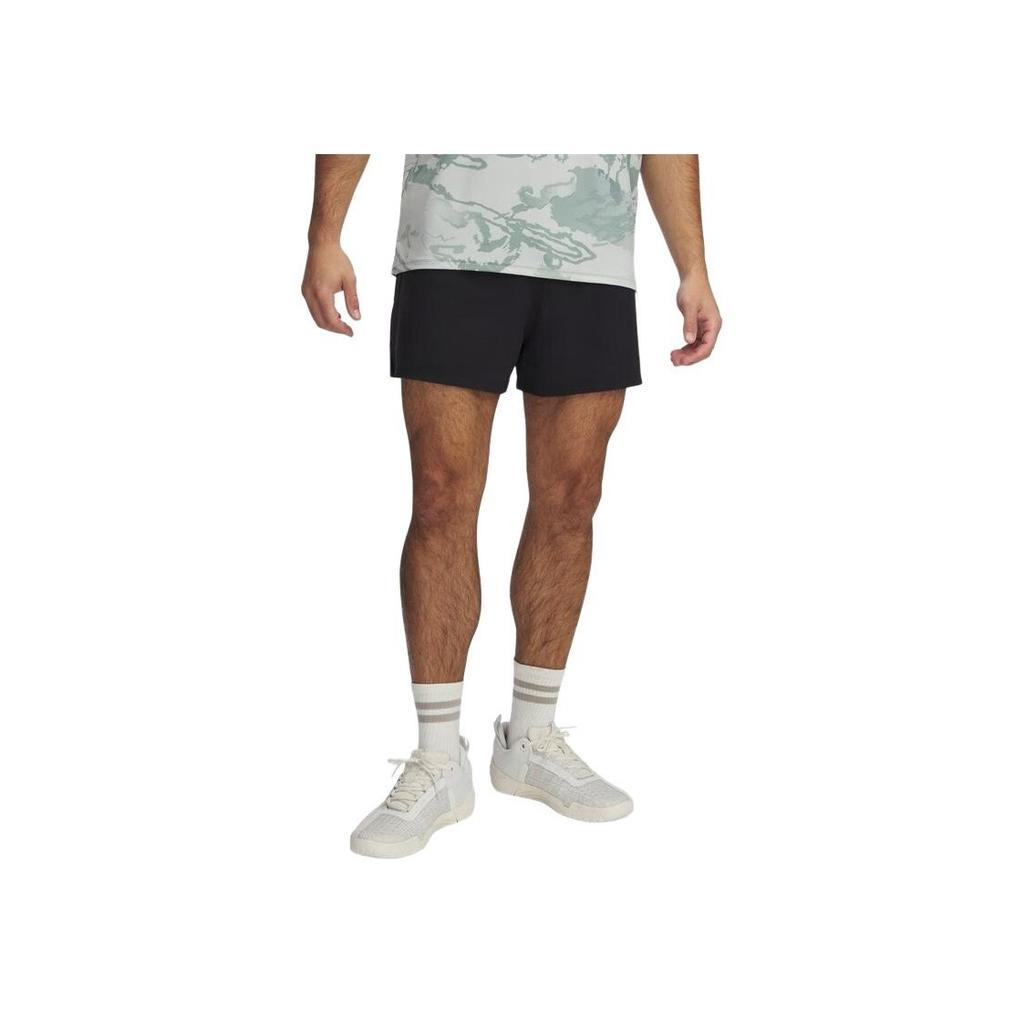 Under Armour Meridian Mens Training Soft Series Woven Comfortable Versatile Sports Shorts Men Shorts Black 6005469-001