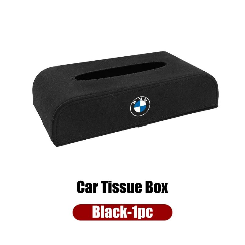 Car Sticker Hot 2025 Leather Car Armrest Tissue Box Holder Paper Storage BagTissue For BMW X1 X2 X3 X4 X5 X6 X7 F31 F48 F01 E90